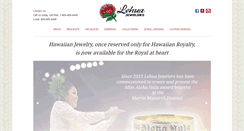 Desktop Screenshot of lehuajewelers.com